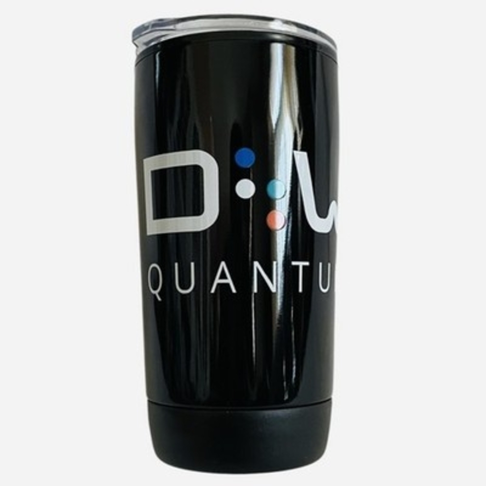 D-Wave Quantum Corporate Logo Insulated Tumbler 16oz Black New